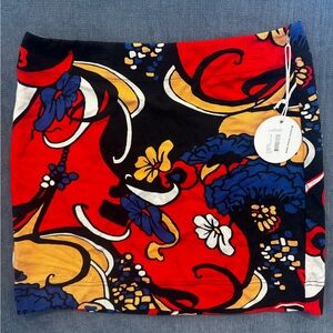 STAUD Multicolor Floral Skirt